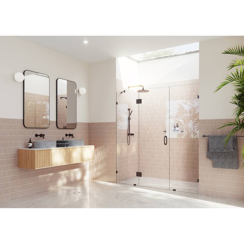 Glass Warehouse GHF-71.75 Stellar 78" High x 71-3/4" Wide Hinged