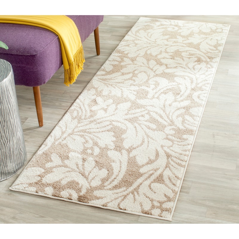 SAFAVIEH Amherst Priscilia Modern Rug - 2'3" x 9' Runner - Wheat/Beige