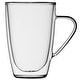 preview thumbnail 3 of 3, Insulated Double Wall Mug Cup Glass-Set of 4 Mugs/Cups Thermal,350ml