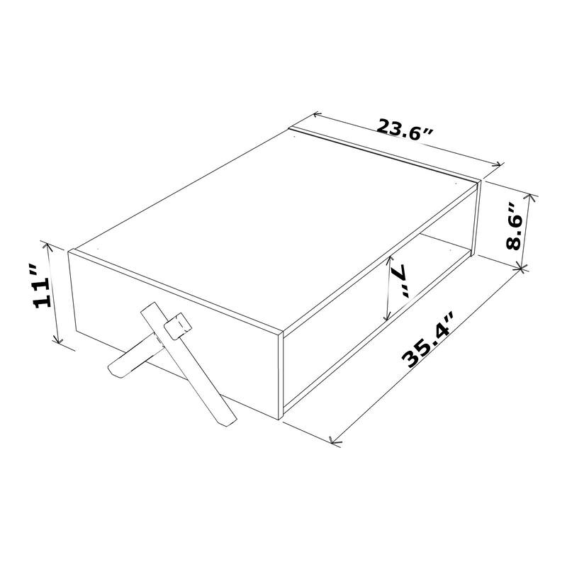 Kipp Modern Coffee Table For Living Room