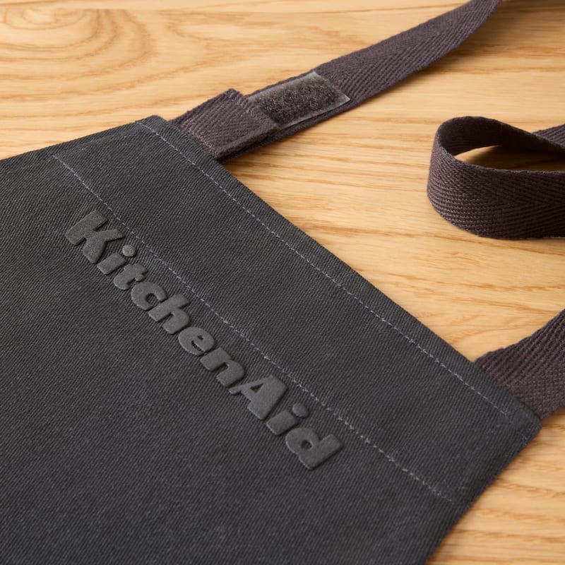 KITCHENAID Gourmet Series Gridlines Little Chef Apron, Water & Stain Resistant