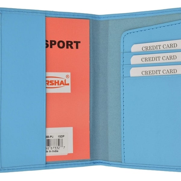 Mens Genuine Leather Credit Card Holder Case Passport Cover BOOK Style