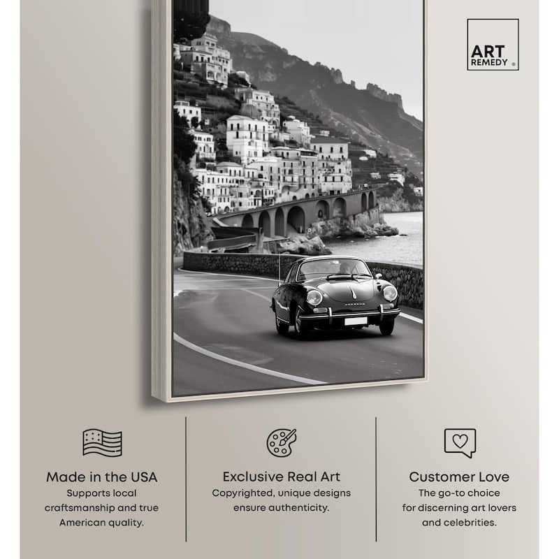 Drive through the Town Canvas by Art Remedy