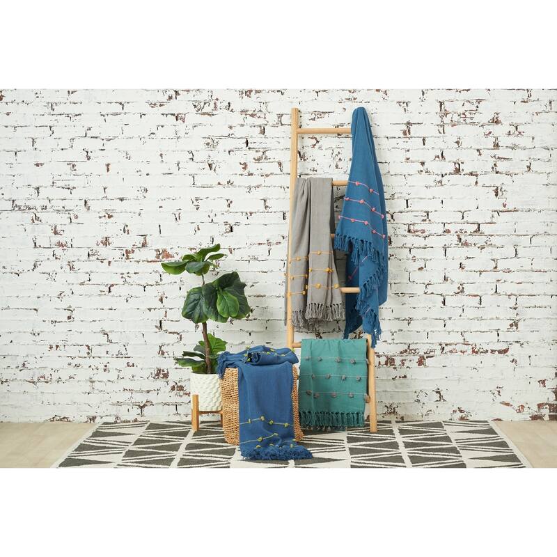 Tabb Boulder Ochre 50" x 60" Throw Blanket