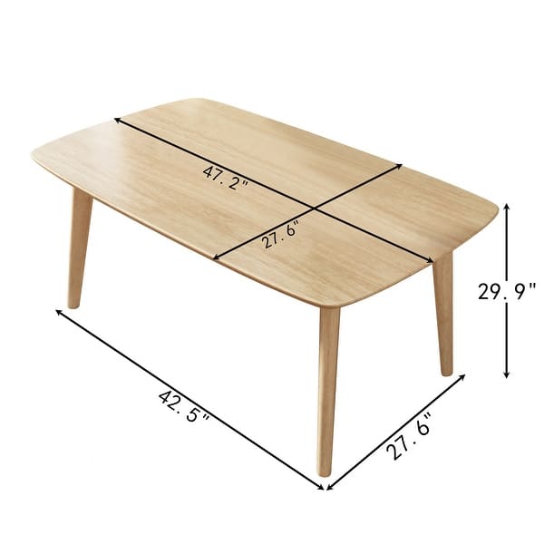 Rectangular Solid Wood Dining Table - Bed Bath & Beyond - 41627686