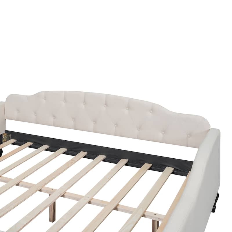 Full Size Upholstered Tufted Daybed