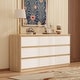 preview thumbnail 58 of 70, Modern Dresser for Bedroom 9 Drawers Wood Dresser Chest of Drawers