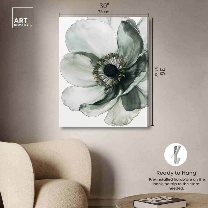 Delicate Stamen II Canvas by Art Remedy, Gallery Wrapped