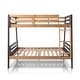 preview thumbnail 5 of 5, Furniture of America Elbrook Modern Grey Mauve Solid Wood Twin over Full Bunk Bed