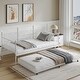 preview thumbnail 7 of 18, Sturdy Metal Twin Bed Frame with Heart-shaped Headboard