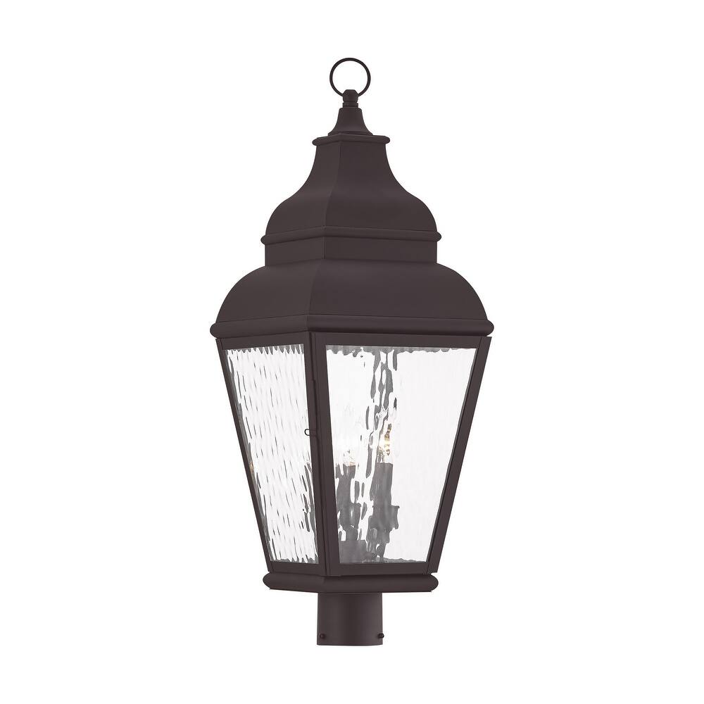 Livex Lighting Exeter 3 Light 28-1/4" High Outdoor Post Light