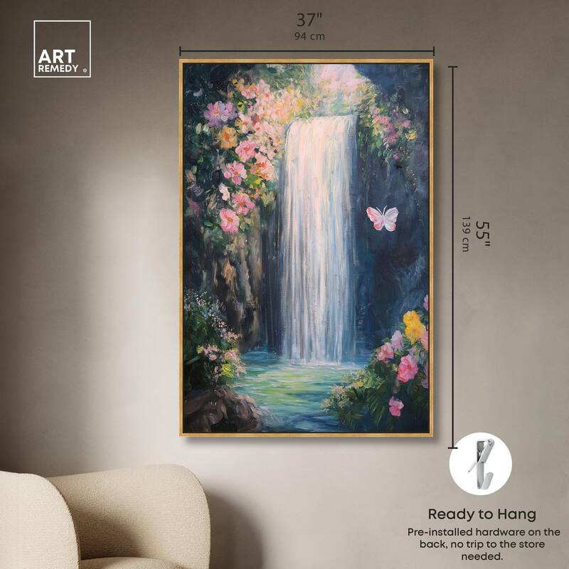 Hidden Falls I Canvas by Art Remedy