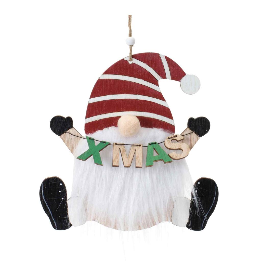 12ct Gnome Christmas Ornaments 14"
