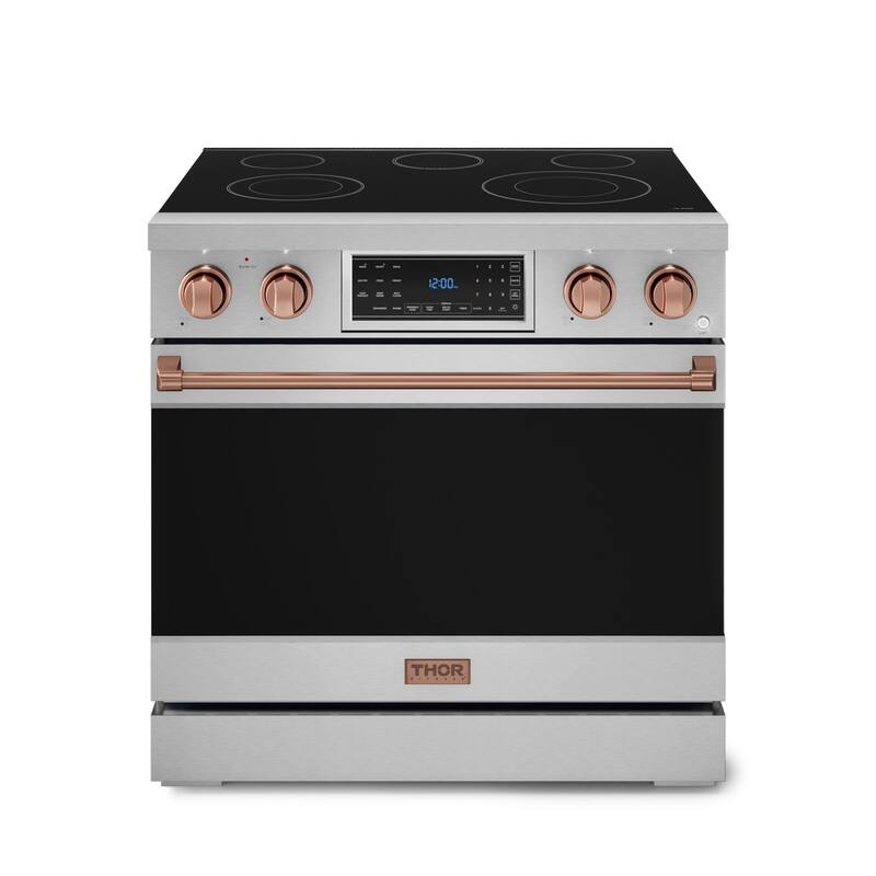 Thor Kitchen RSE36 Gordon Ramsay 6 Cu. Ft. Free Standing Electric - Stainless Steel / Rose Gold