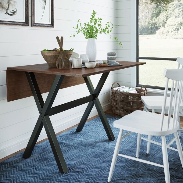 Folding console dining table sale