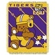 preview thumbnail 21 of 19, NCAA Full Back Jacquard Baby Throw Blanket 36" x 46" - LSU