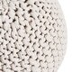preview thumbnail 13 of 62, Moro Handcrafted Modern Cotton Pouf by Christopher Knight Home