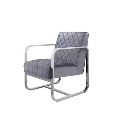 ACME Tasmine Accent Chair in Grey - Overstock - 32124673