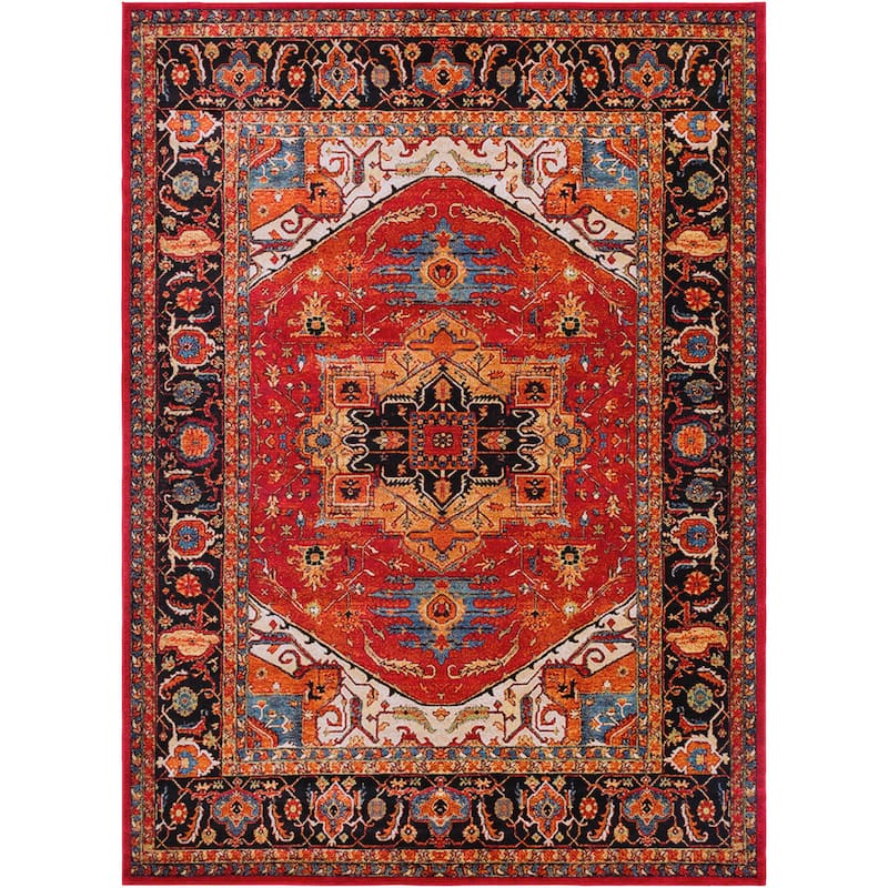 Livabliss Laurentian Oriental Polypropylene Area Rug - 8'10" x 12'6"