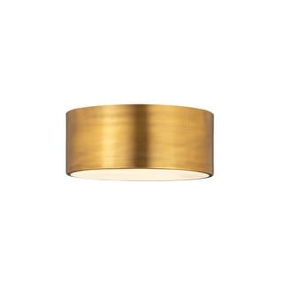 Harley 2 Light Flush Mount - Rubbed Brass
