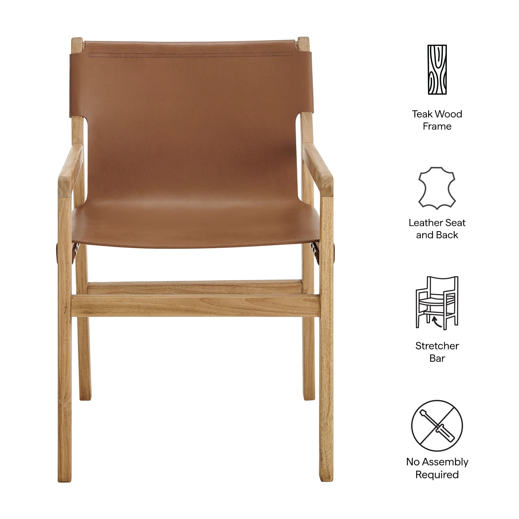 Orín Leather Dining Chair - Overstock - 43032227