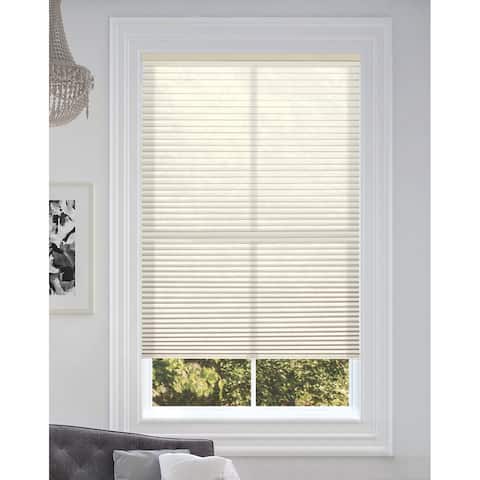 BlindsAvenue Cordless Light Filtering Cellular Honeycomb Shade, 9/16" Single Cell, Fawn