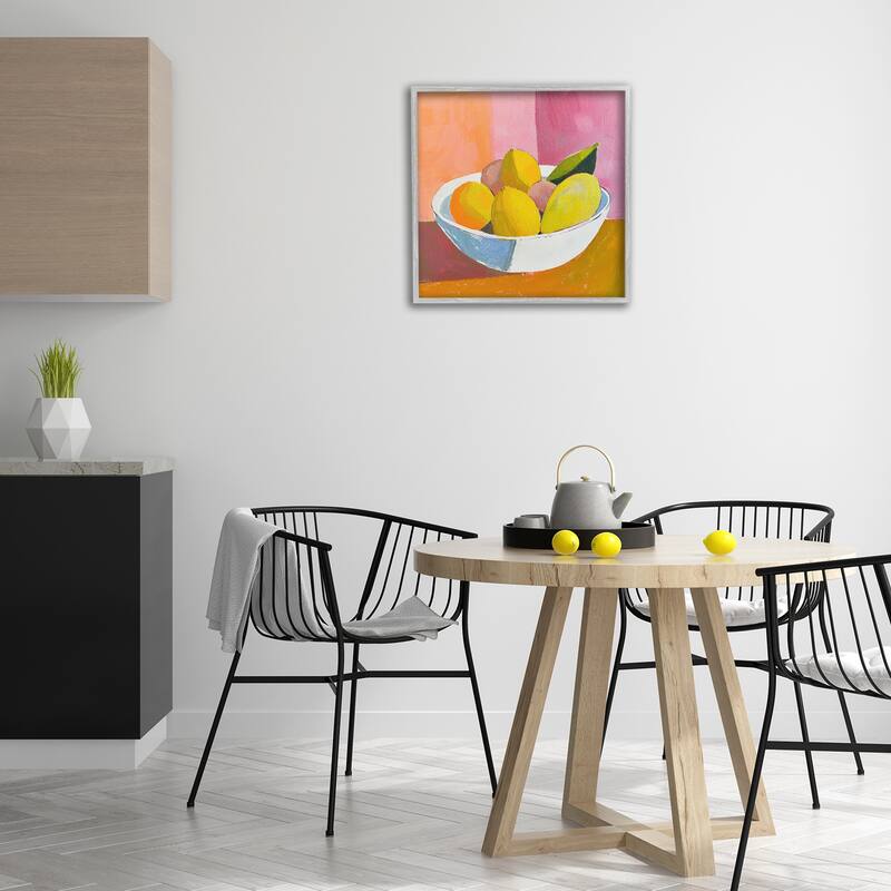 Stupell Bold Kitchen Citrus Fruits Framed Giclee Art Design By Walker Noble