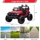 preview thumbnail 17 of 22, 24V Kids Ride On Car with Remote Control,Ride On Truck with 2 Seats 20" Extra Large Seat Wide
