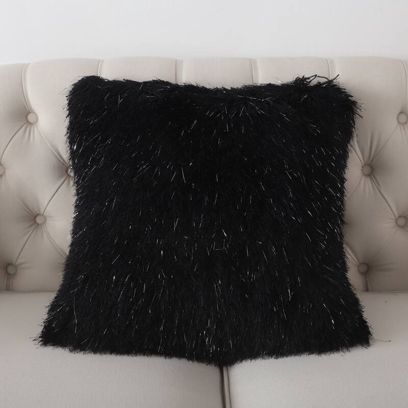Manhattan Collection Shag Pillow