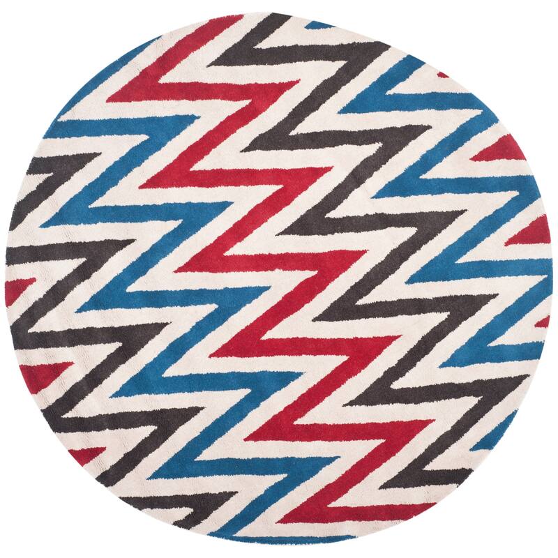 SAFAVIEH Handmade Chatham Klasina Modern Moroccan Wool Rug