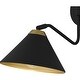 preview thumbnail 12 of 12, Alscott 1-Light Matte Black Wall Sconce