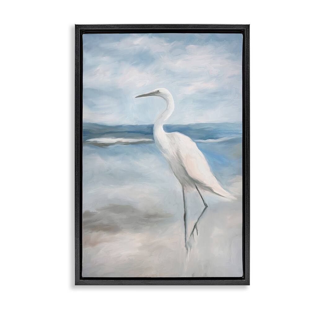 Stupell Elegant Kingdom of Herons Framed Floater Canvas Wall Art Design By Ramona Murdock
