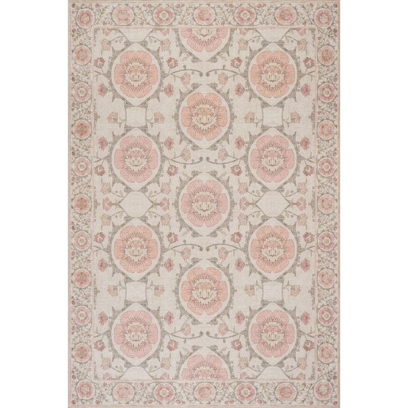 Nuloom Hillstone Collection Traditional Vintage Medallion Area Rug