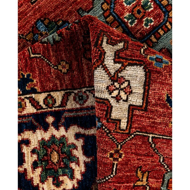 Serapi One-of-a-Kind Hand-Knotted Area Rug - Red - 4' 3" x 5' 11"