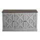 preview thumbnail 7 of 13, 48" Rustic Wood Finish Buffet Cabinet with 3 Doors - Ample Storage - 48" in Width