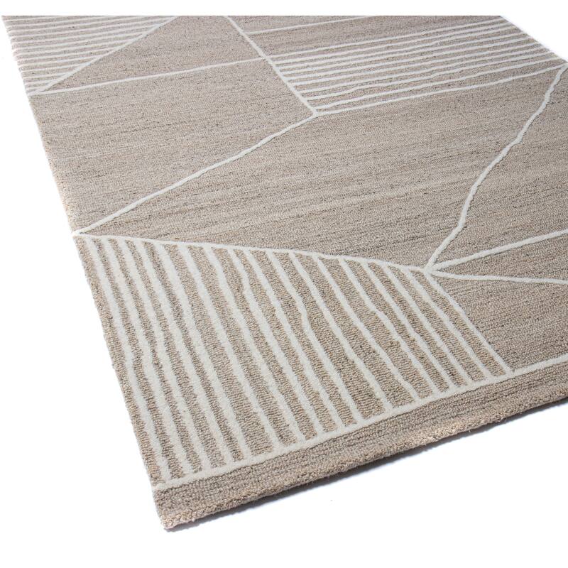 Bashian Beige Transitional Area Rug