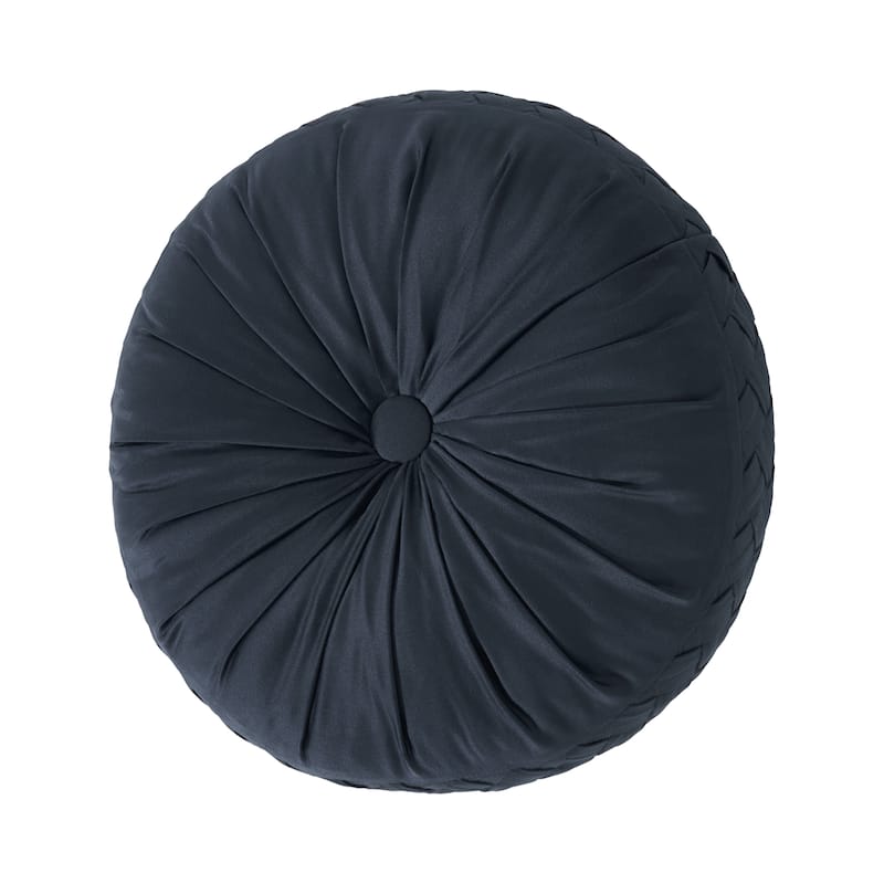 J. Queen New York Brilliance Tufted Round Decorative Throw Pillow