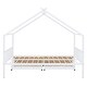 preview thumbnail 7 of 16, Full Size Metal House Bed with Two Drawers