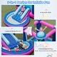 preview thumbnail 3 of 7, 3-in-1 Inflatable Space-themed Bounce House with 480W Blower - 81.5" x 155" x 106.5"(L x W x H)