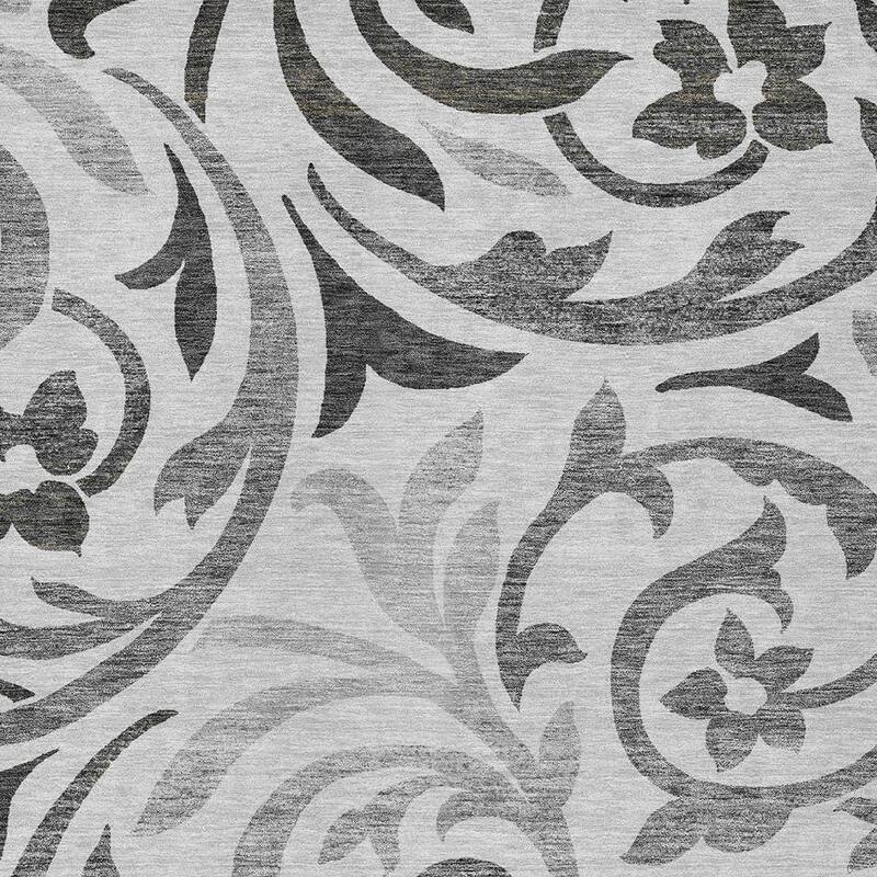 HomeRoots Floral Transitional Rectangle Outdoor Rug