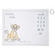 preview thumbnail 1 of 3, Disney Lion King Simba White, Tan, and Grey Super Soft Milestone Baby Blanket