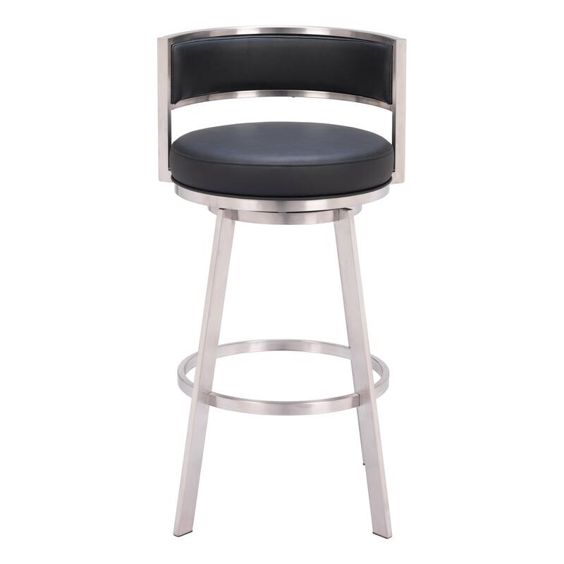 Gimsby Swivel Barstool Black