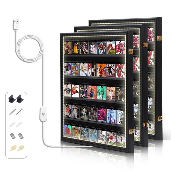 baseball card display case uv protection 50-Card Display Case main image 0