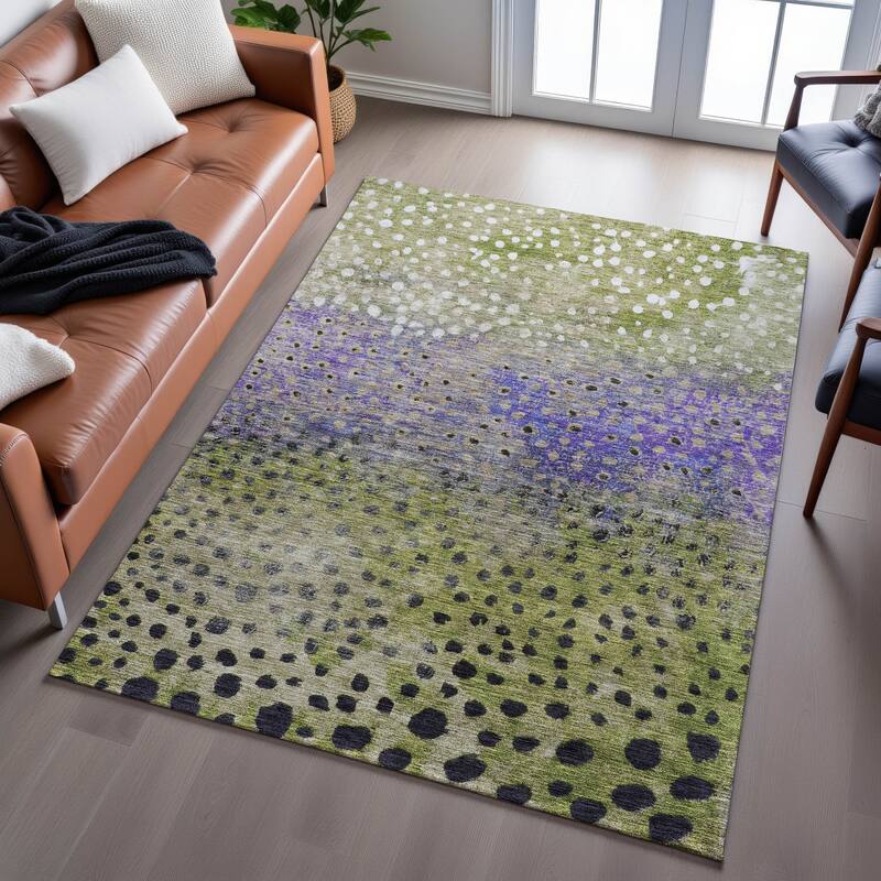 Premium Washable Super Soft Contemporary Ombre Mayfield Rug
