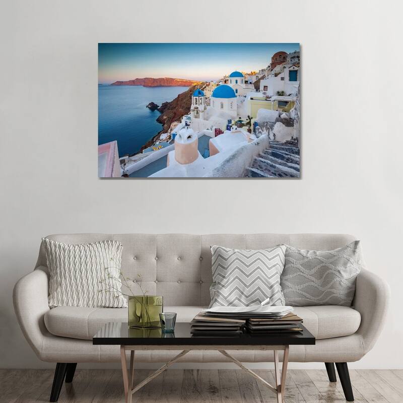 iCanvas "Sunset Over Santorini I" by Matteo Colombo Canvas Print - 32x48x1.5