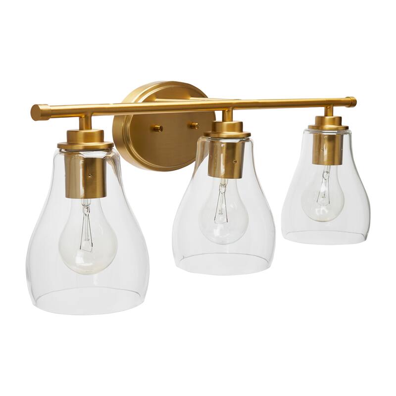 Robert Stevenson Lighting Creston - Metal and Glass Vanity Light