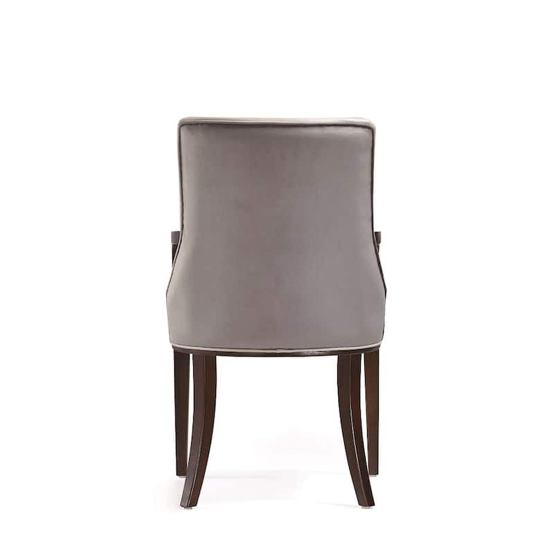 Manhattan Comfort Shubert Multi Piece Modern Faux Leather and Velvet Dining Chair Set