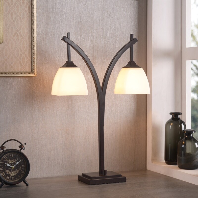 2 light table lamp