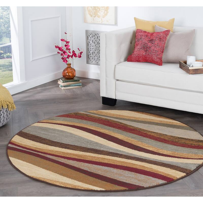 Rhythm Modern & Contemporary Abstract Indoor Area Rug
