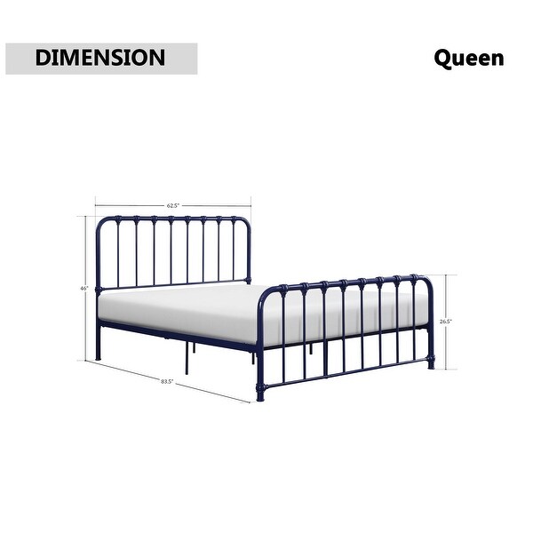 Fremont & Park Nisky Platform Metal Bed - On Sale - Bed Bath